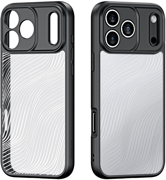 Dux Ducis Handyhülle für iPhone 17 Pro Aimo transparent mit schwarzem Rahmen, Bild 14