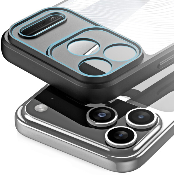 Dux Ducis Handyhülle für iPhone 17 Pro Aimo transparent mit schwarzem Rahmen, Bild 5