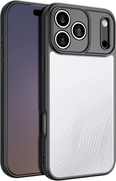 Dux Ducis Handyhülle für iPhone 17 Pro Aimo transparent mit schwarzem Rahmen, Bild 7