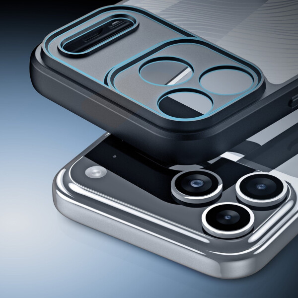 Dux Ducis Handyhülle für iPhone 17 Pro Aimo transparent mit schwarzem Rahmen, Bild 10