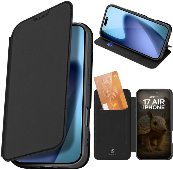 Dux Ducis Handyhülle mit Klappe für iPhone Air Skin Pro Schwarz, Bild 2