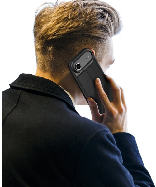 Dux Ducis Handyhülle mit Klappe für iPhone Air Skin Pro Schwarz, Bild 5