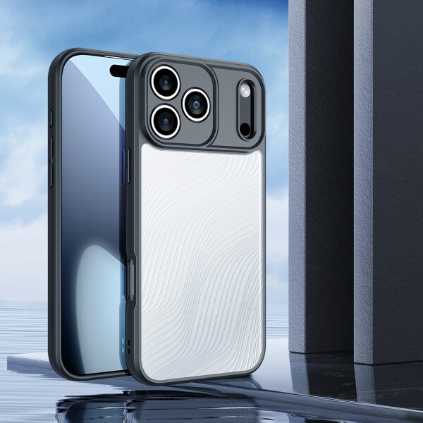 Dux Ducis Handyhülle für iPhone 17 Pro Max Aimo Transparent mit schwarzen Rahmen, Bild 13