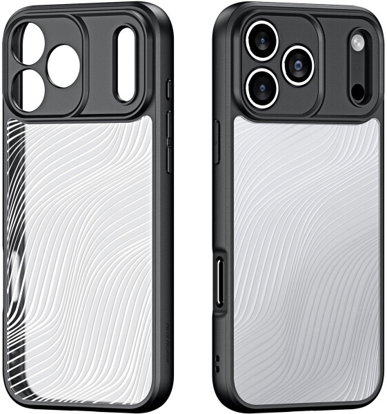 Dux Ducis Handyhülle für iPhone 17 Pro Max Aimo Transparent mit schwarzen Rahmen, Bild 14