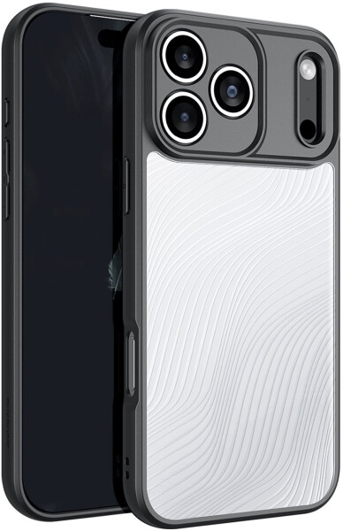 Dux Ducis Handyhülle für iPhone 17 Pro Max Aimo Transparent mit schwarzen Rahmen, Bild 7