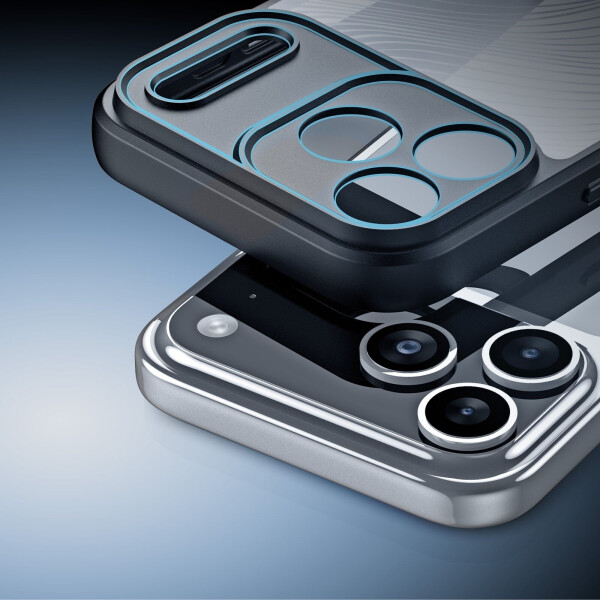 Dux Ducis Handyhülle für iPhone 17 Pro Max Aimo Transparent mit schwarzen Rahmen, Bild 10