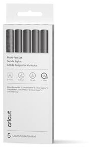 Cricut Multi Pen Set Schwarz (5 ct)
