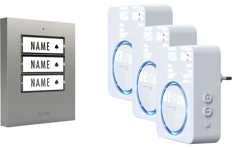 M-E Modern Electronics m-e BELL-523 AC Silber Erweiterbare Steckdose (100168)