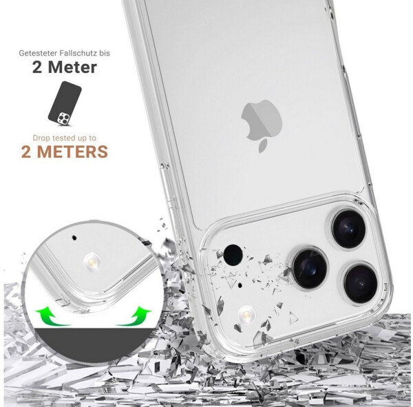 JT Berlin BackCase Pankow Clear für Apple iPhone 17 Pro Max transparent, Bild 3