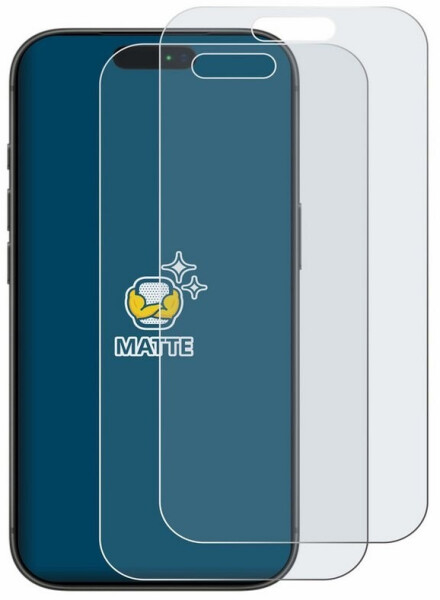 BROTECT Displayschutzfolie Schutzfolie für Apple iPhone 17 Pro 2 Stück Matt Entspiegelungsfolie, Bild 2