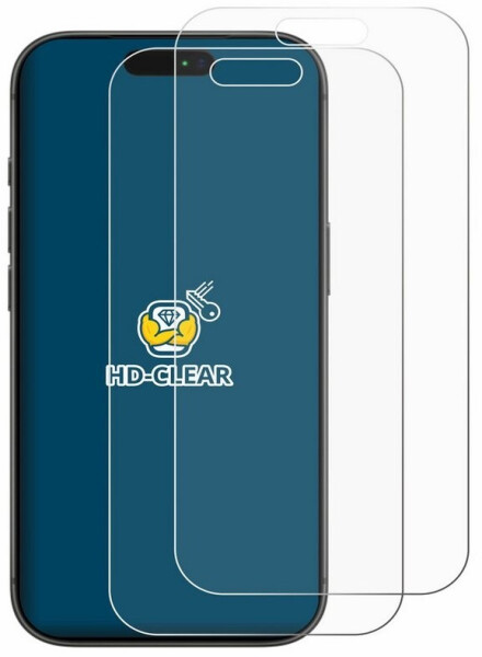 BROTECT Displayschutzfolie Schutzfolie für Apple iPhone 17 Pro 2 Stück Klar Transparent, Bild 2