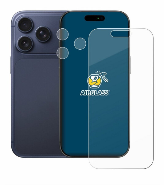 BROTECT Displayschutzglas Folie für Apple iPhone 17 Pro (Display+Kamera) klar, Bild 2
