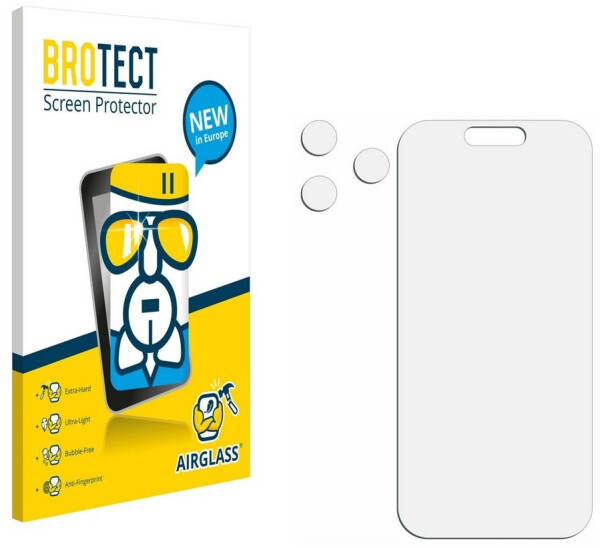 BROTECT Displayschutzglas Folie für Apple iPhone 17 Pro (Display+Kamera) klar, Bild 3