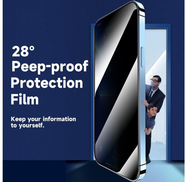 Protectorking 2x Blickschutz 9H Panzerglas für iPhone 17 Pro Full Screen Montagehilfe, Bild 4