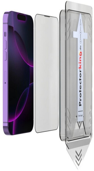 Protectorking 2x 9H Panzerglas für iPhone 17 Air HD KLAR Full-Screen Auto Dust Elimination echtes