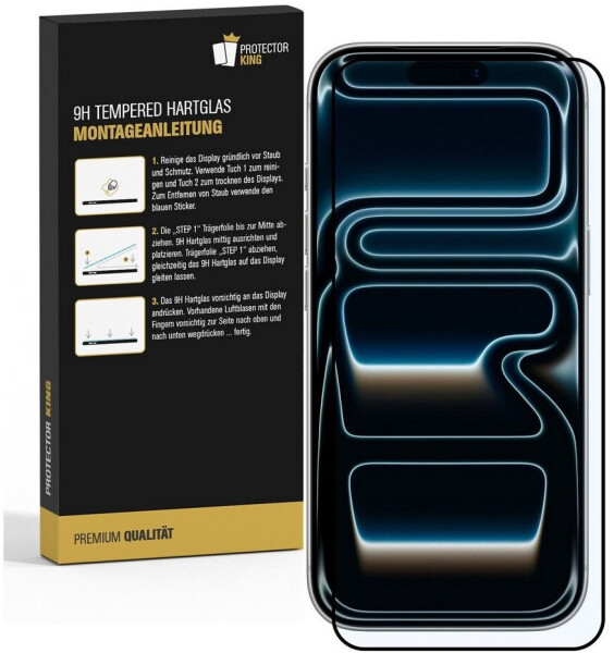 Protectorking 5x 9H Panzerglas für iPhone 17 Pro Max Full Screen HD KLAR, Bild 2