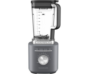 KitchenAid 5KSB2073EDG Pure Power Blender, Mixeur Puissant avec Bol 2L sans BPA, 10 Vitesses et Programmes Automatiques, Gris Mat
