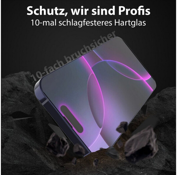 Protectorking 5x 9H Panzerglas für iPhone 17 Air HD KLAR Full-Screen Auto Dust Elimination, Bild 5