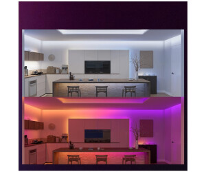 Philips Hue Flux - Bandeau LED Extérieur 5m - 3000 Lm - Multicolore & Blanc - Résistant Aux Intempéries - Commandé Par Appli/vocale