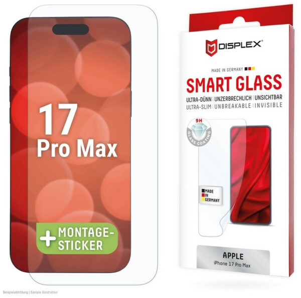 Displex Smart Glass für Apple iPhone 17 Pro Max