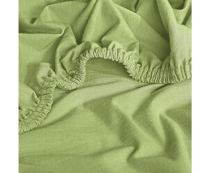 Erwin Müller Single-Jersey-Spannbettlaken Murnau 90x190 cm 100x200 cm lindgrün ab 19,95 € (Oktober 2026)