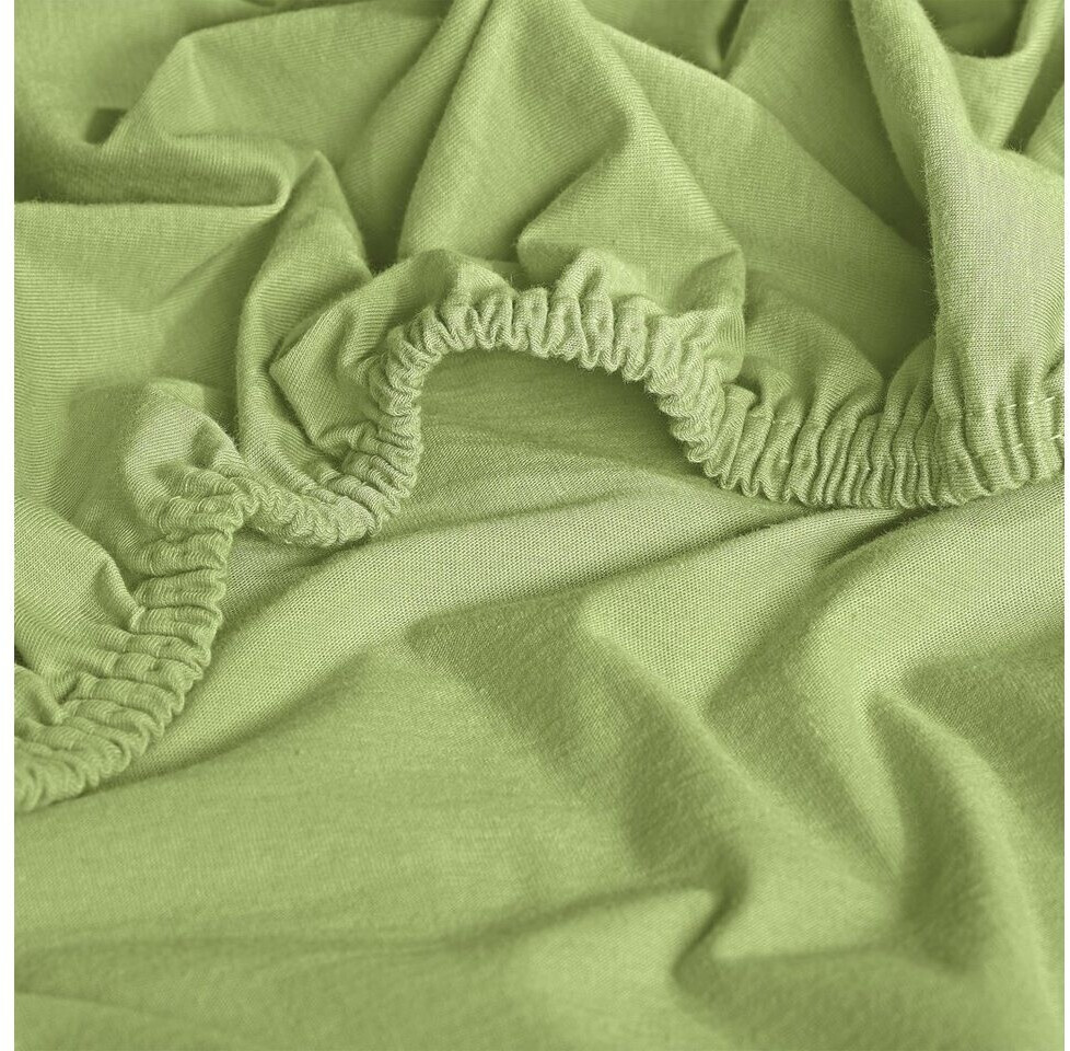 Erwin Müller Single-Jersey-Spannbettlaken Murnau 90x190 cm 100x200 cm lindgrün ab 19,95 € (Oktober 2026)