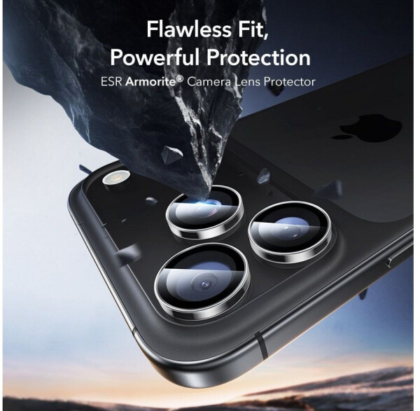 ESR Kameraglas für iPhone 17 Pro / Pro Max / 16 Pro / Pro Max Armorite Camera Protector Transparent, Bild 3