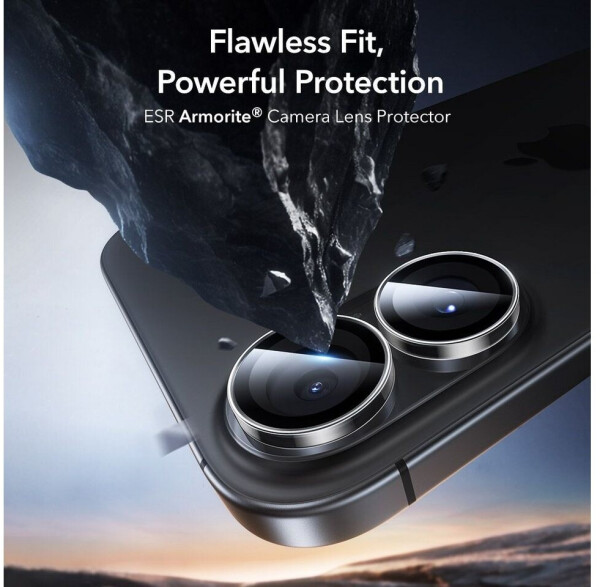 ESR Kameraglas für iPhone 17 / 16 Plus / 16 Armorite Camera Protector Transparent, Bild 3