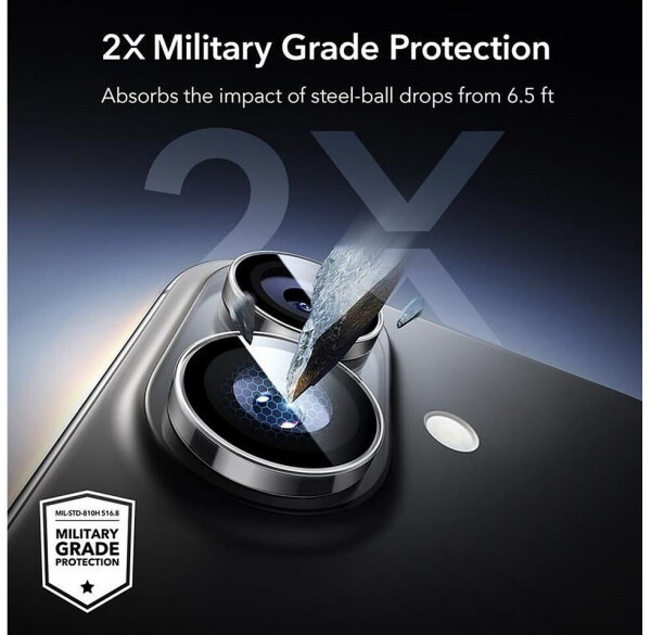 ESR Kameraglas für iPhone 17 / 16 Plus / 16 Armorite Camera Protector Transparent, Bild 5