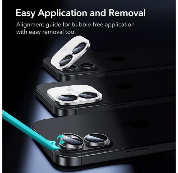 ESR Kameraglas für iPhone 17 / 16 Plus / 16 Armorite Camera Protector Transparent, Bild 8