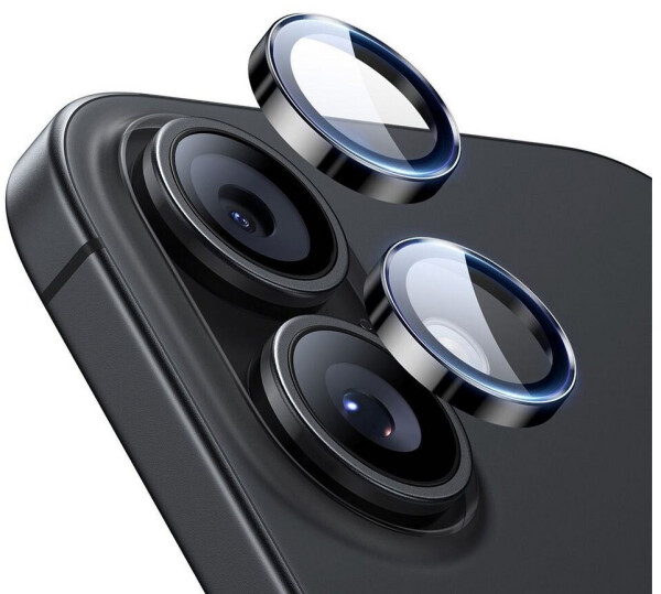 ESR Kameraglas für iPhone 17 / 16 Plus / 16 Armorite Camera Protector Schwarz