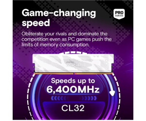 Crucial Pro OC 32GB Kit DDR5-6400 CL32 ab 426,90 € (Januar 2026
