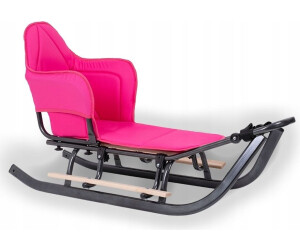 FKL DESIGN Home Deco Schlitten mit Rückenlehne (97623586) rosa