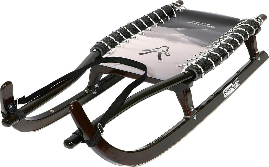 German Luge Schlitten 128 cm Doppel (9465008) braun