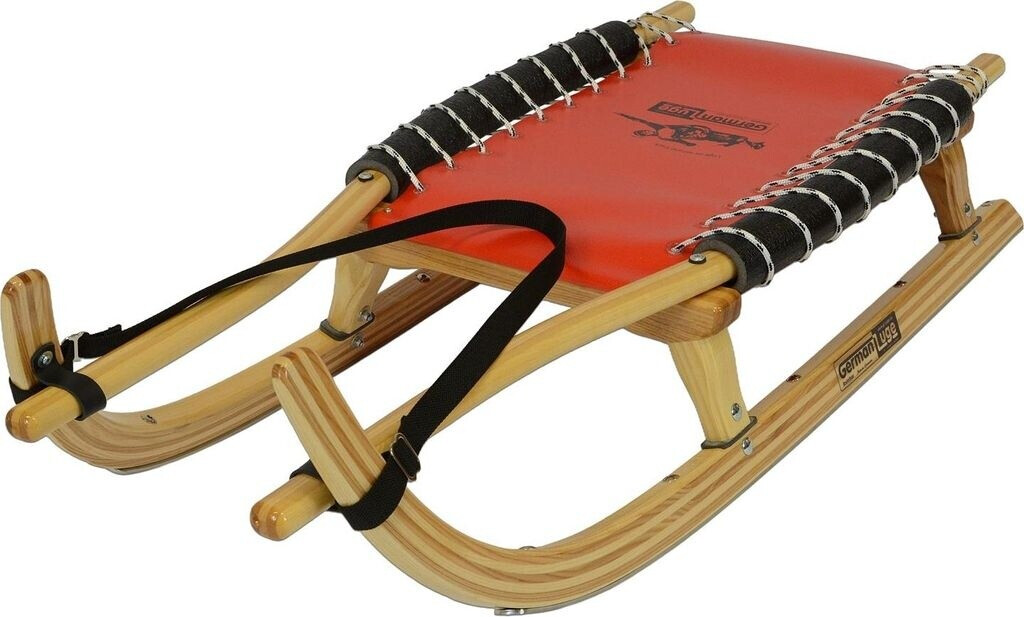 German Luge Schlitten 115 cm Doppel (9463202) weiß