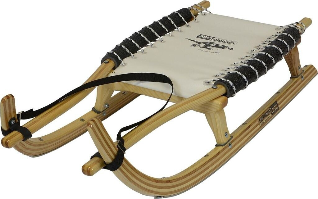 German Luge Schlitten 115 cm Doppel (9463226) weiß