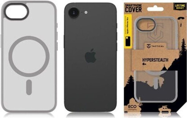 Tactical MagForce Hyperstealth Cover für iPhone 16e Light Grey