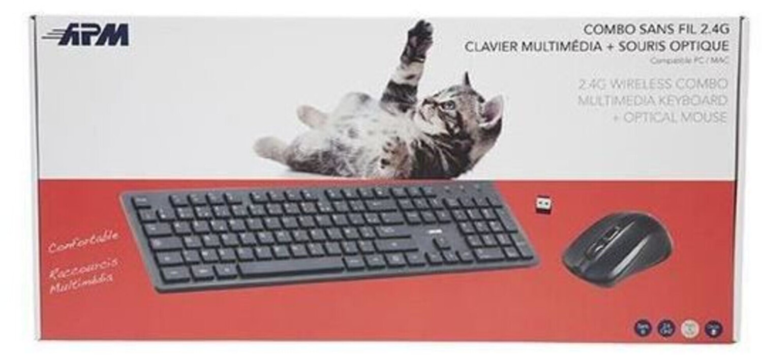 APM Keyboard and mouse combo Black FR a € 29,93 (oggi) | Migliori ...
