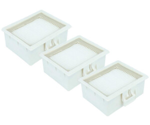 vhbw 3x Staubsaugerfilter kompatibel mit Bosch BGL35MON13, BGL35MOV24, BGL35MON2, BGL35MON11, BGL35MON10 Staubsauger HEPA Abluft-Filter Weiß
