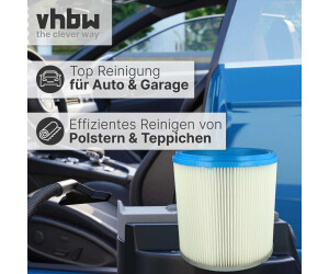 Produktbild von Vhbw 3er-Set Faltenfilter – Passend Für Starmix LD-1432 HMT, HS PA 1455 KFG FW – Abwaschbar – Filterklasse M