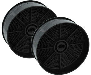 vhbw 2x Aktivkohlefilter Ersatz für Zanussi 902979880, ECFB03, 33005513 für Dunstabzugshaube 12,4 cm