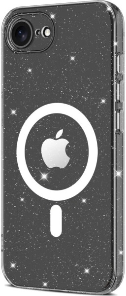 Tech-Protect Handyhülle für iPhone 16e Flexair MagSafe Transparent mit Glitzer, Bild 5