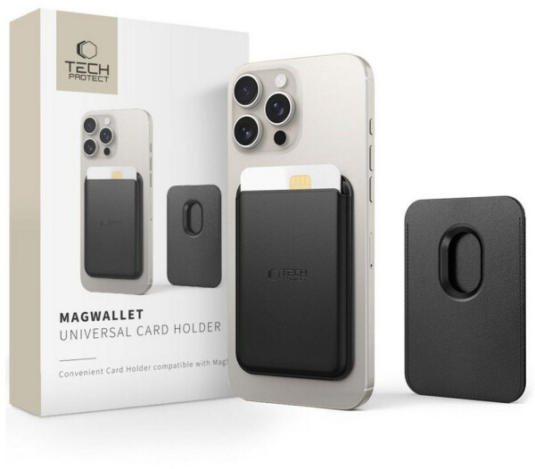 Tech-Protect Kartenetui mit MagSafe MagWallet Schwarz, Bild 5