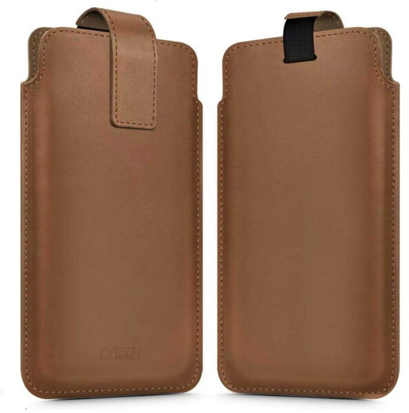 Tech-Protect SM65 Universal-Handytasche 6-6,9 Zoll braun