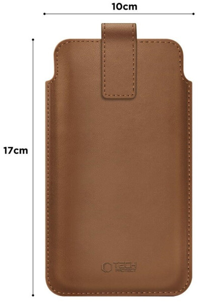 Tech-Protect SM65 Universal-Handytasche 6-6,9 Zoll braun, Bild 2