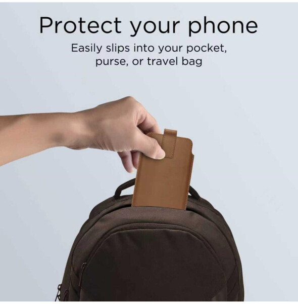 Tech-Protect SM65 Universal-Handytasche 6-6,9 Zoll braun, Bild 5