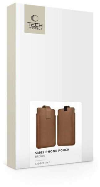 Tech-Protect SM65 Universal-Handytasche 6-6,9 Zoll braun, Bild 6