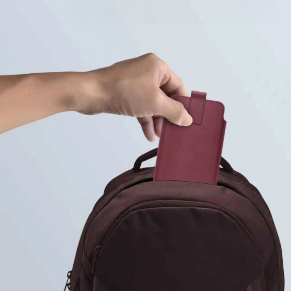 Tech-Protect SM65 Universal-Handytasche 6 - 6,9 Burgunderrot, Bild 7