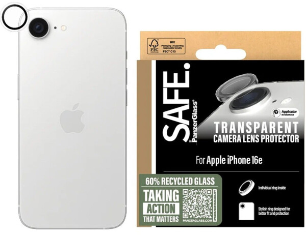 PanzerGlass SAFE Camera Protector, clear iPhone 16e, Bild 4