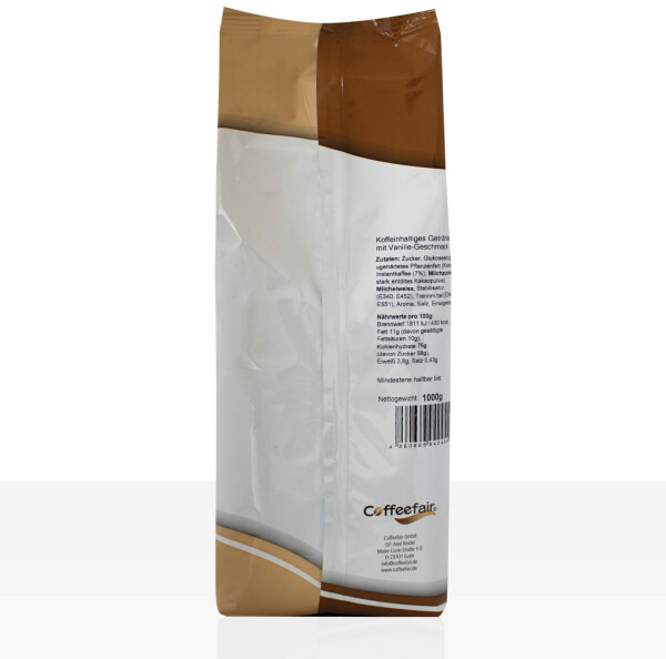 Coffeefair Cappuccino Vanille 1kg Instant-Pulver, Bild 2